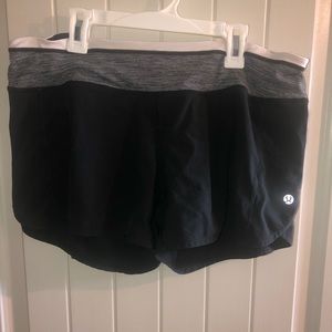 Lululemon speed shorts 4 way stretch